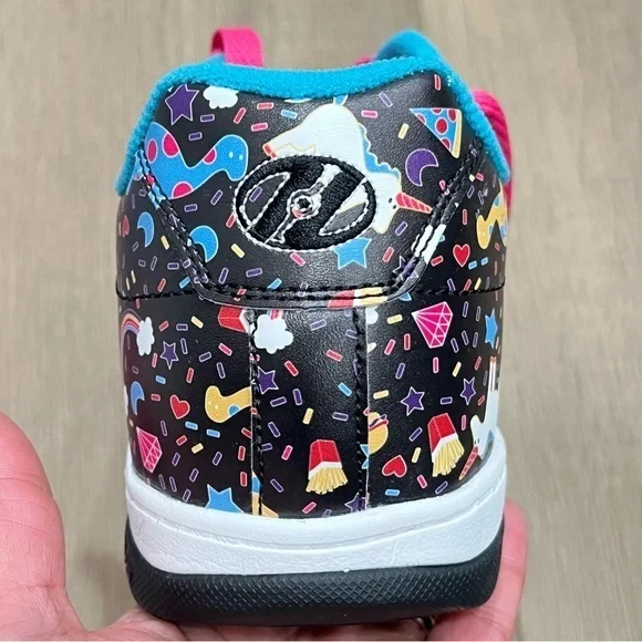 Heelys Split Kids Skate Shoes Black Unicorn Youth Size 6Youth Women 7 NO WHEELS - Picture 7 of 16